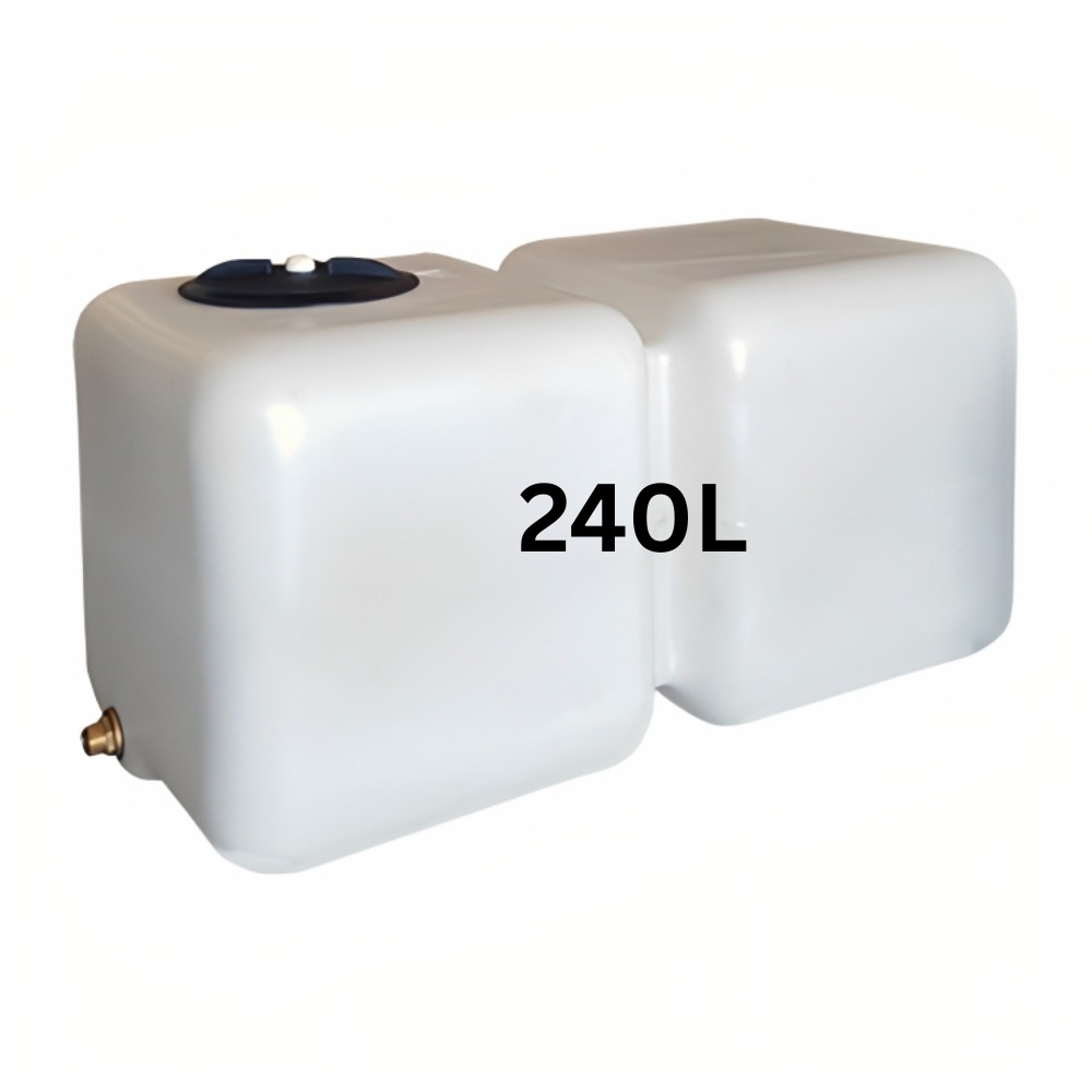 Drinkwatertank HydroMoby AQUA S12, horizontaal 240 L (wit) | Drinkwatertanks |  |